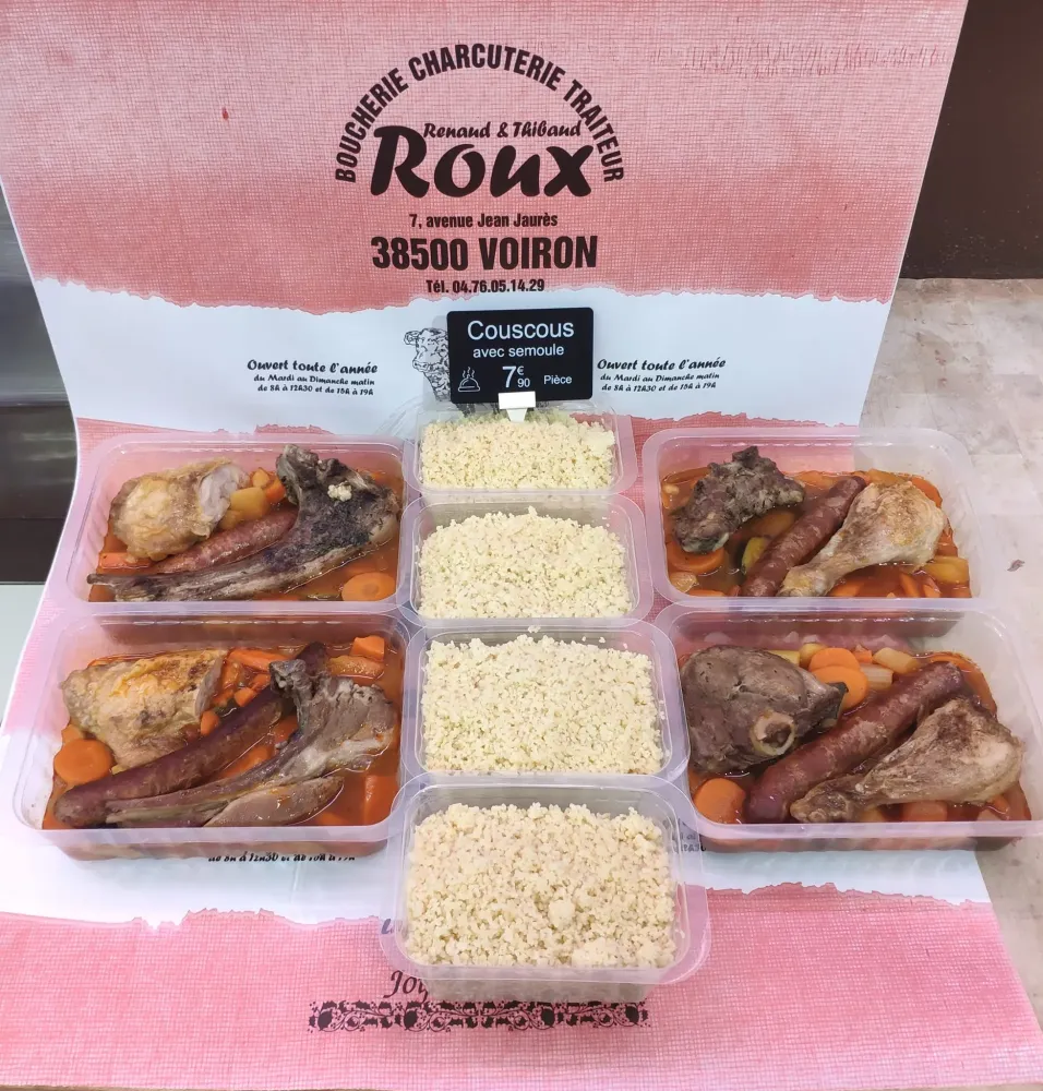 Plats cuisinés à emporter à Voiron